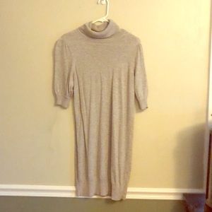 Short sleeved sweater dress